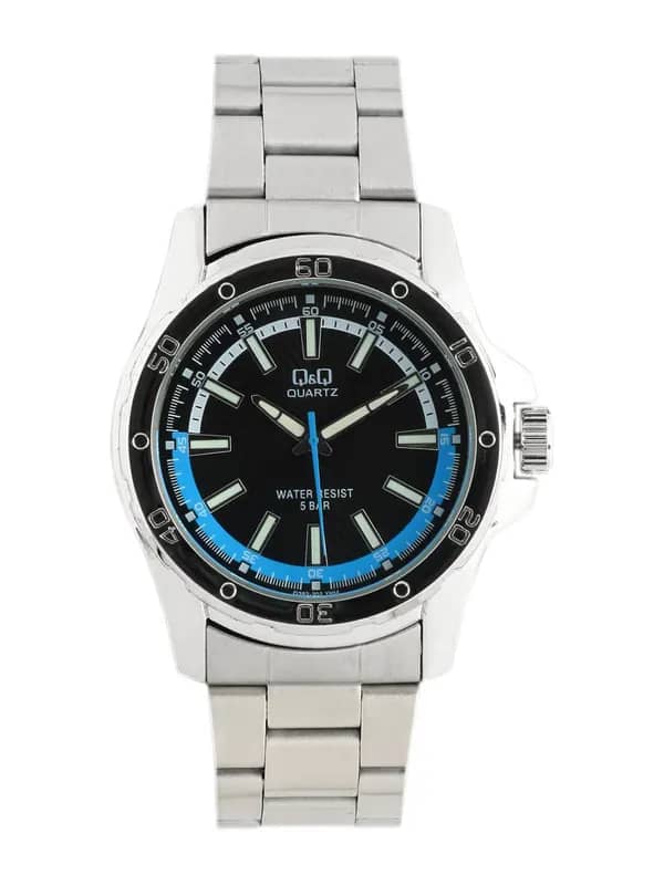 Q&Q Men Steel Strap Watch