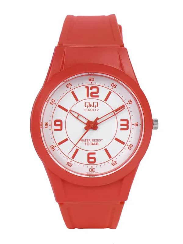 Q&Q Unisex White Dial Watch