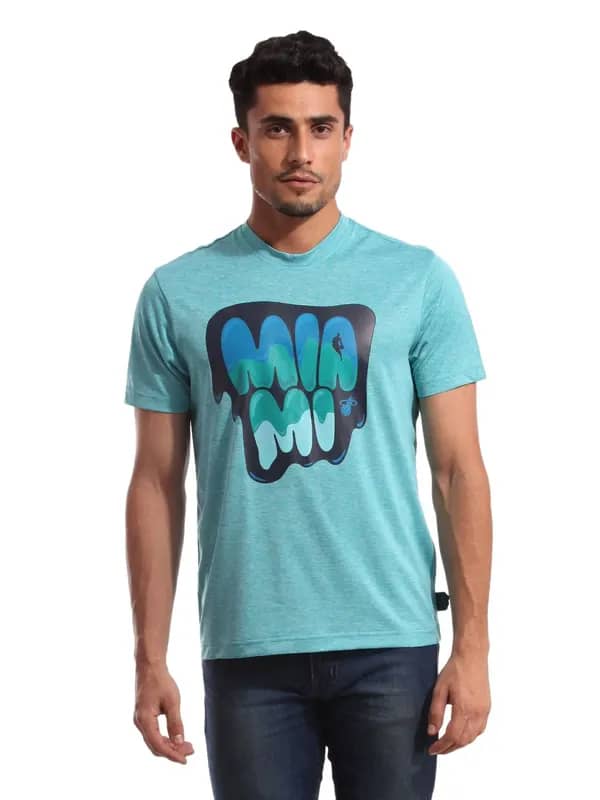 ADIDAS Men Spectrum Night Blue T-shirt