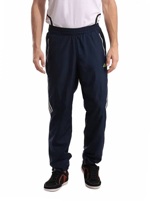 ADIDAS Men Navy Blue Track Pants