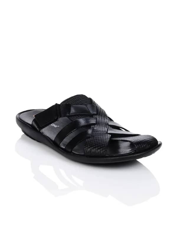 Franco Leone Men Black Sandals