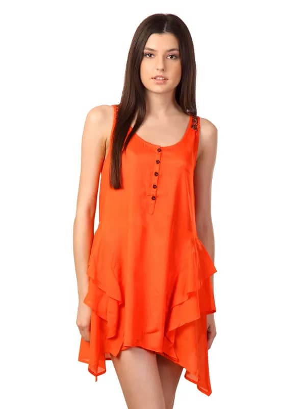 ONLY Women Orange Party Dress