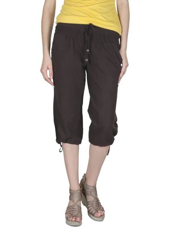 Only Women Brown Shorts