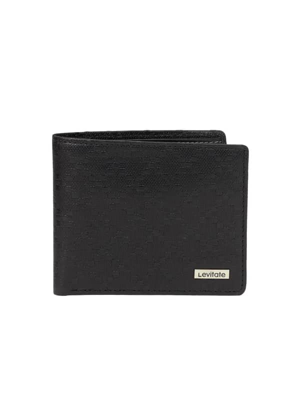 Levitate Men Black Wallet