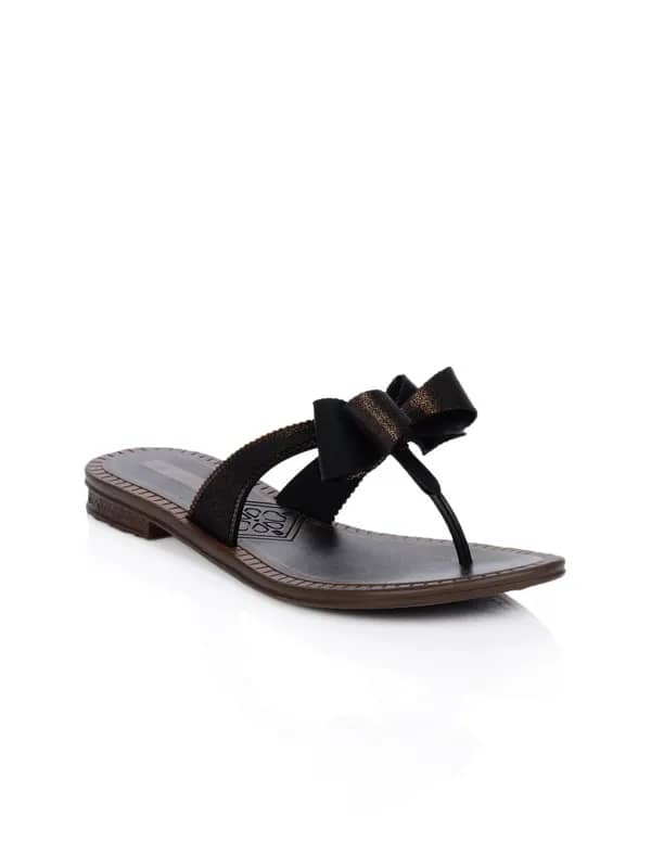 Grendha Women Kall Ad Black Flats
