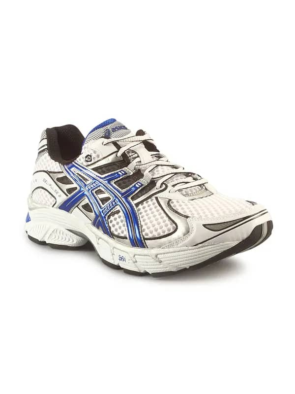 Asics Men's Sport GEL Pulse 2 White Blue Shoe