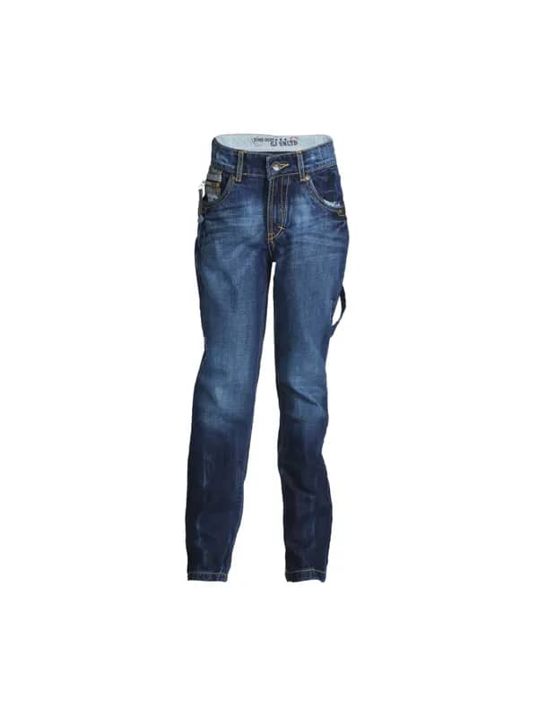 Gini and Jony Boys Washed Blue Jeans