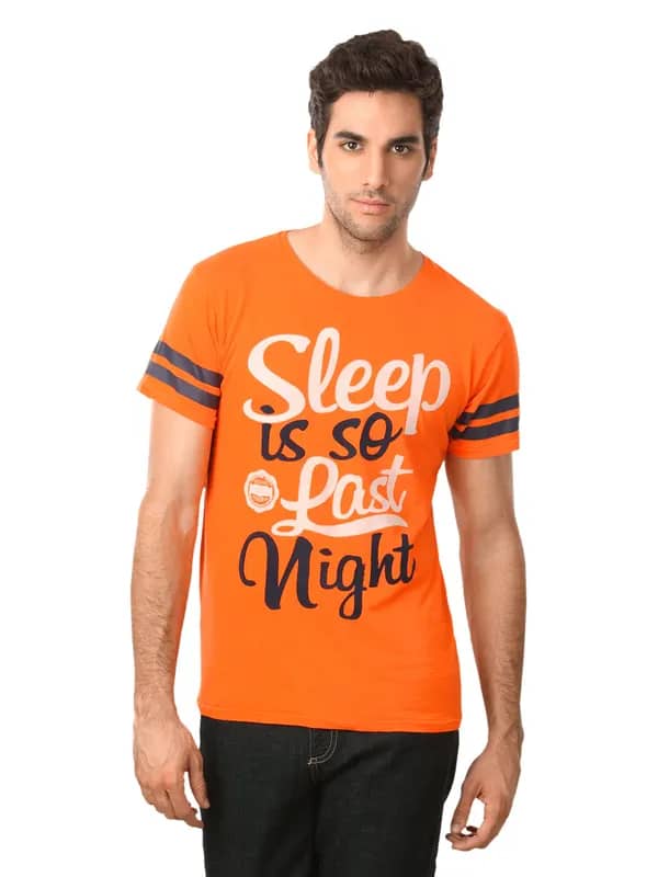 Jack & Jones Men Orange T-shirt
