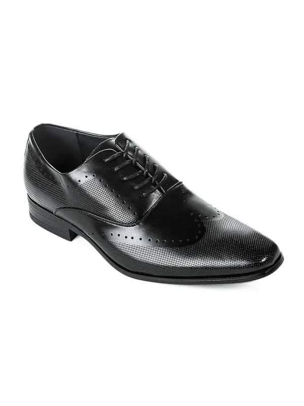 Homme Men Black Formal Shoes