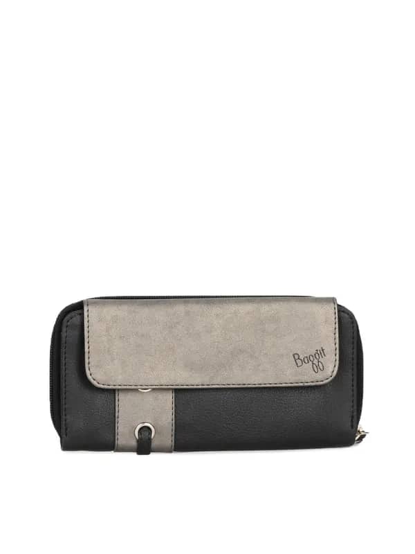 Baggit Women Bleed Taj Black Wallet