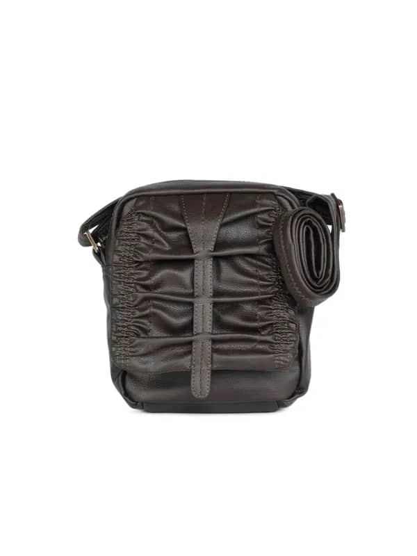 Baggit Women Motto Taj Brown Sling Bag