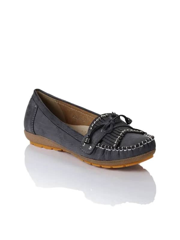 Cobblerz Women Grey Loafers