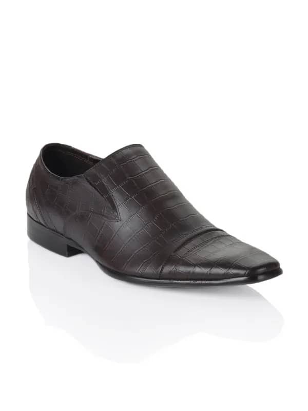 Cobblerz Men Brown Leather Casual Shoes