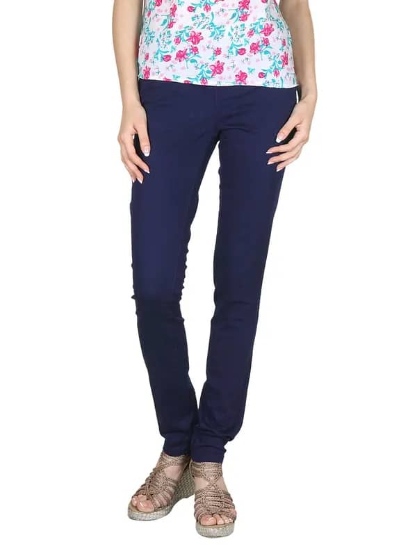 Pieces Women Blue Jeggings