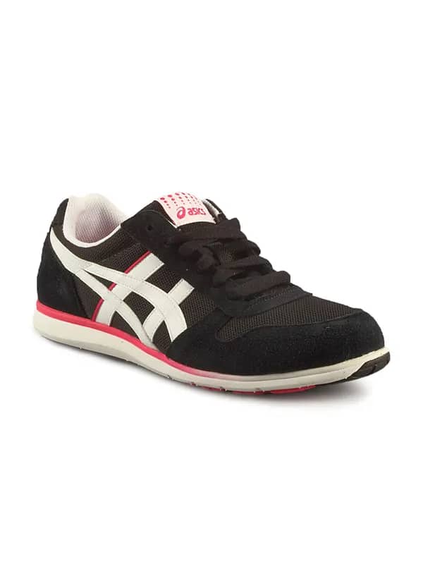 Asics Women Gel Technology Active Black White Pink Shoe