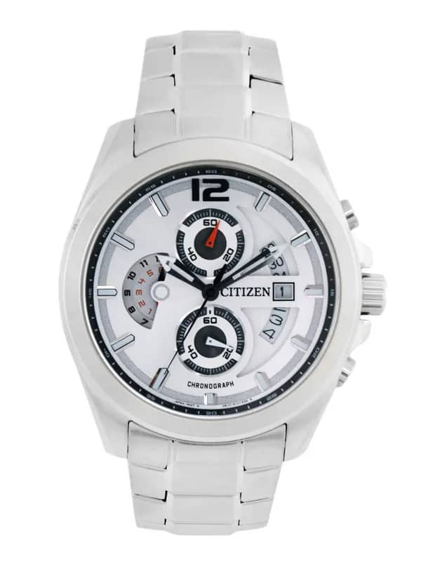 Citizen Men Sliver Dial Chronograph Watch