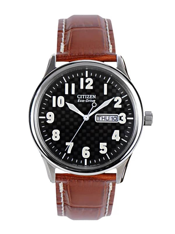 Citizen Men Black Dial Eco-Drive Watch