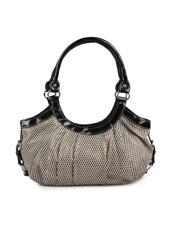 Murcia Women White Dotted Handbag