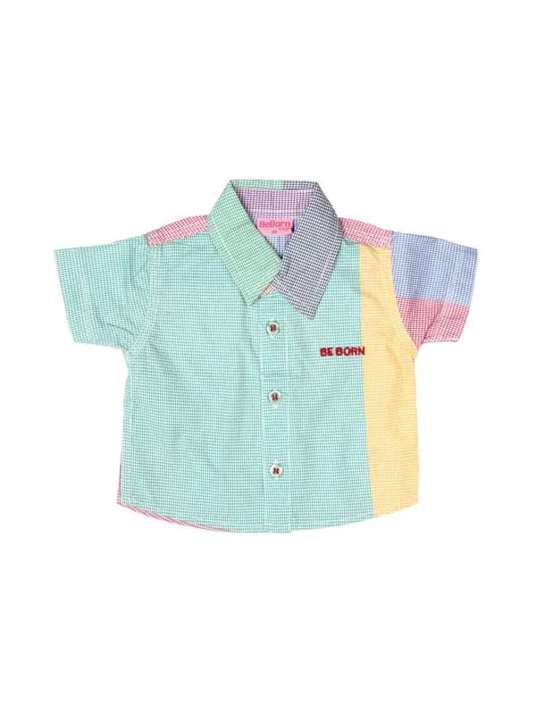 Doodle Boys Check Multi Coloured Shirt