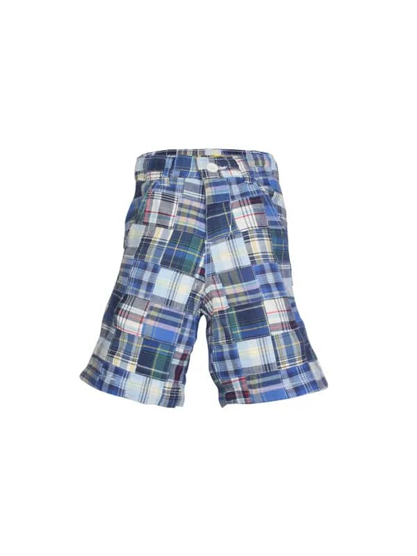 Doodle Boys Check Blue Shorts