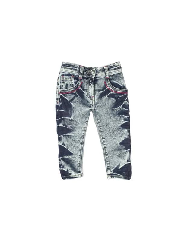 Doodle Girls Washed Blue Capris