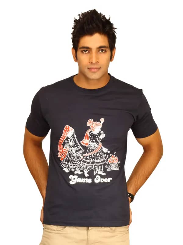 Myntra Mens Game over T-shirt