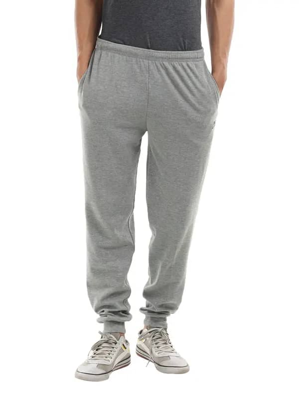 Proline Men Grey Melange Track Pants