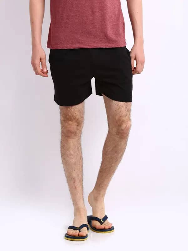 Proline Black Lounge Shorts S11-BK/SGML