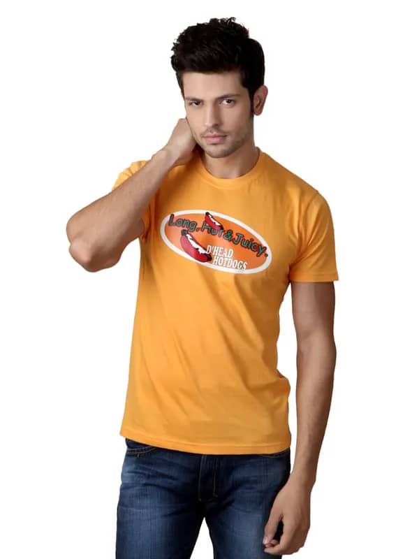 Myntra Men Yellow T-shirt