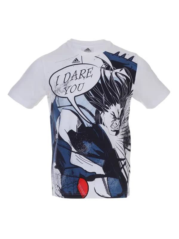 ADIDAS Men's Delhi Daredevils Graphic White T-shirt