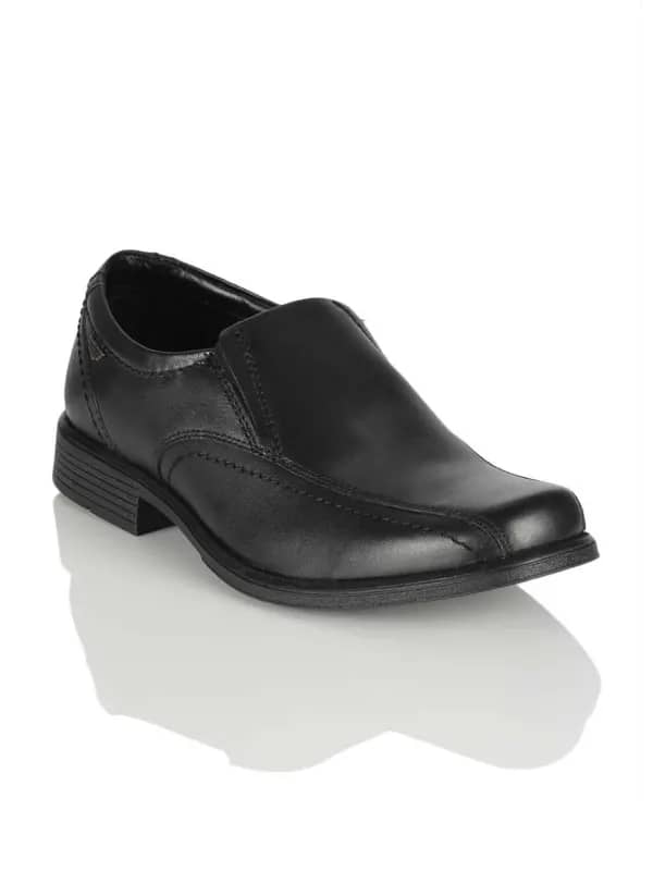 Red Tape Men Black Formal Shoes