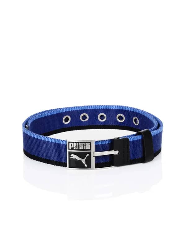 Puma Men Patch Webbing Navy Blue Belt