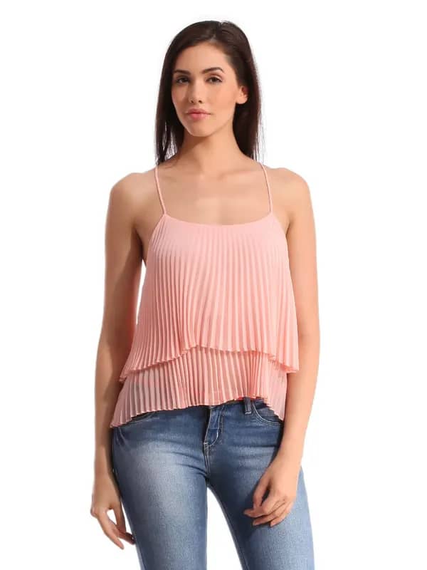 Tonga Women Peach-Coloured Top