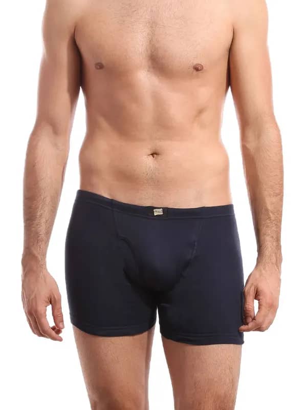Hanes Men Navy Blue Boxer Brief