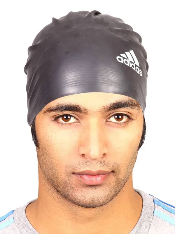 ADIDAS Unisex Black White Swimming Cap