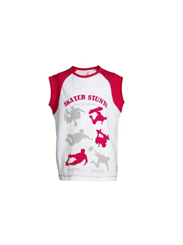 Allen Solly Kids Boys Printed White T-shirt