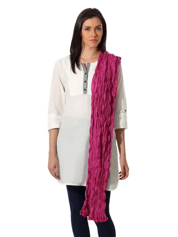 Fabindia Magenta Dupatta