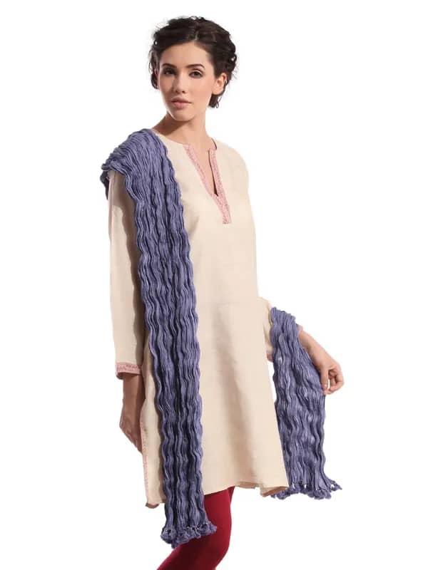Fabindia Purple Dupatta