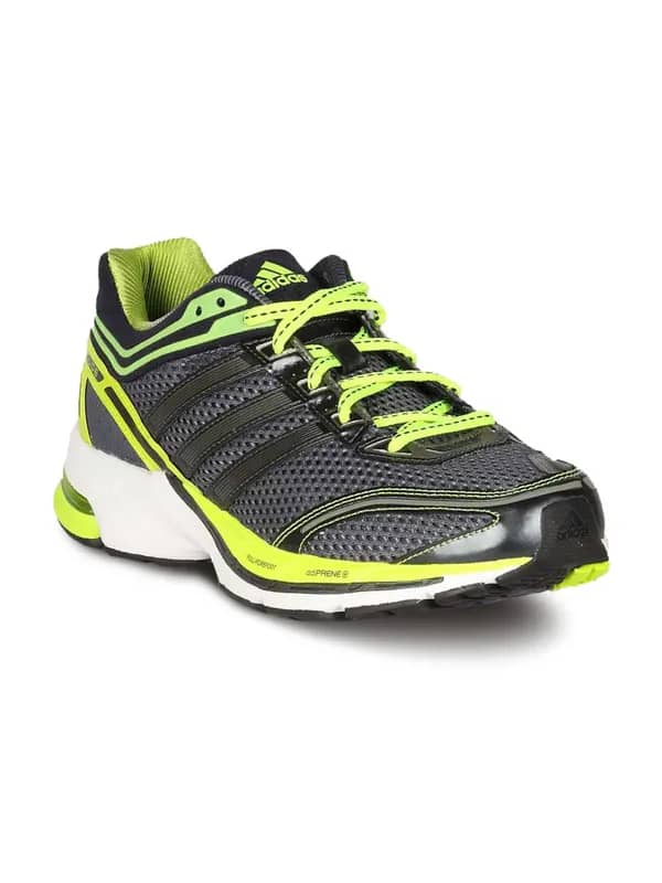 ADIDAS Men's Deep Black Yellow Shoe