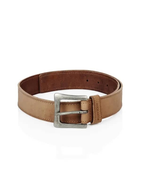 Allen Solly Men Leather Brown Belt