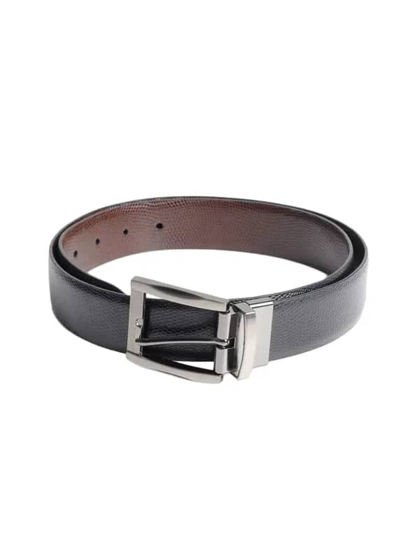 Allen Solly Men Reversible Leather Black & Brown Belt