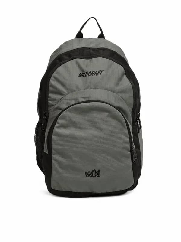 Wildcraft Unisex Grey & Black Backpack