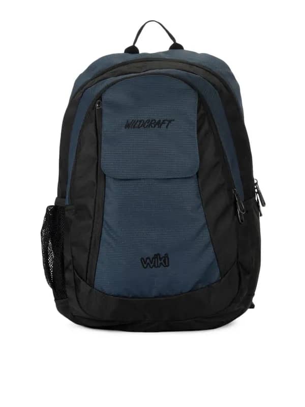 Wildcraft Unisex Blue & Black Backpack
