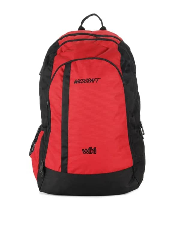 Wildcraft Unisex Red & Black Backpack