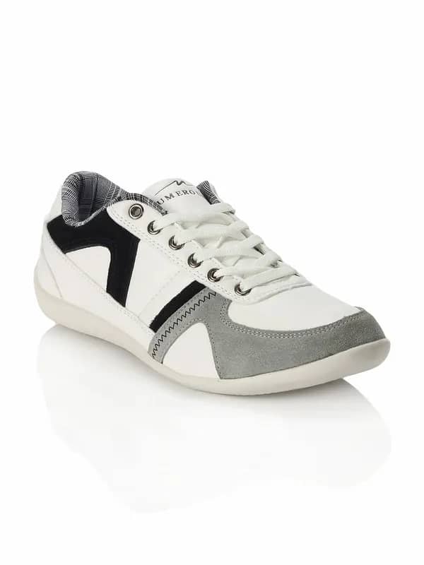Numero Uno Men White Shoes