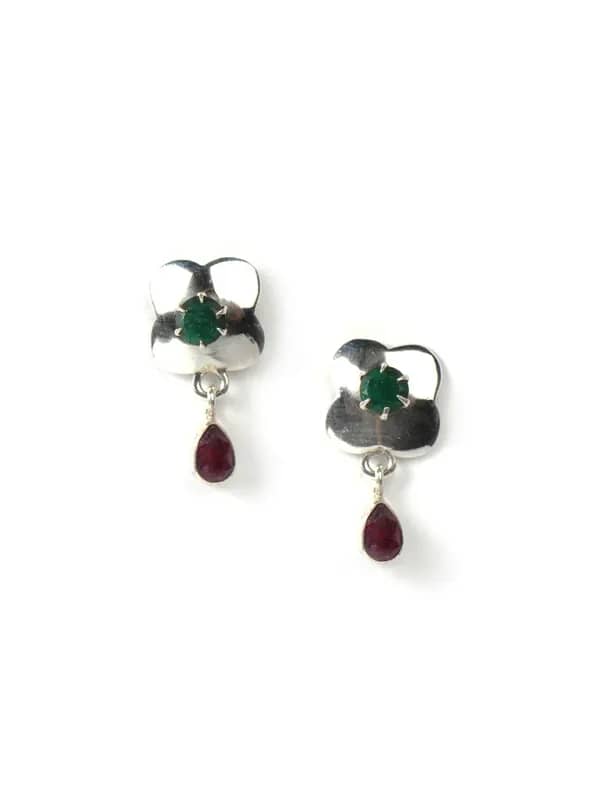 Fabindia Women Anusuya Silver Earrings