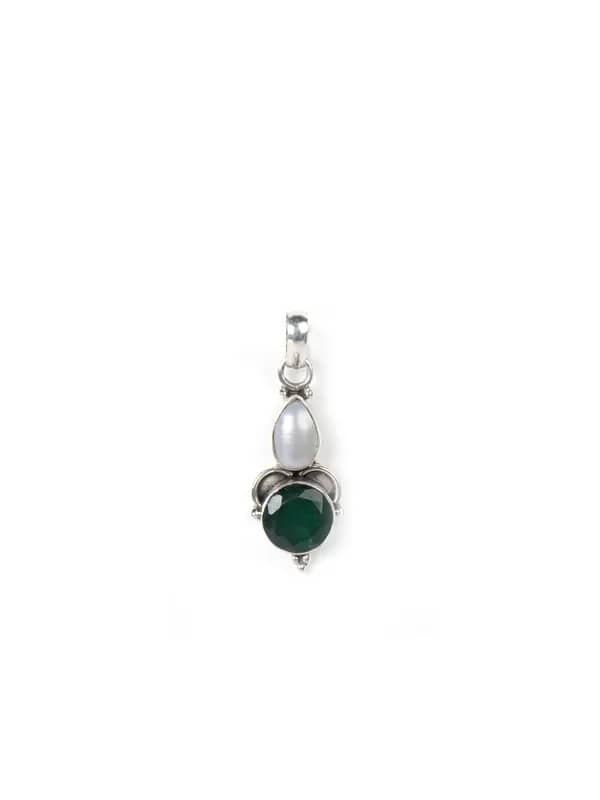 Fabindia Women Anusuya Silver Pendant