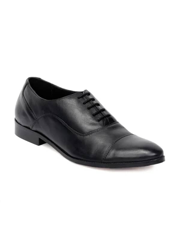 Stens by Enroute Men Black Formal Shoes