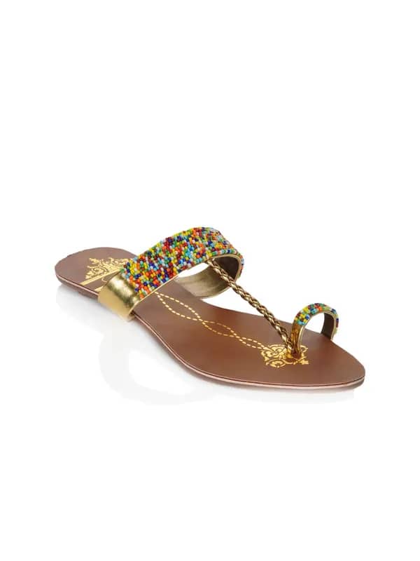 Catwalk Women Beads Multi Coloured Flats