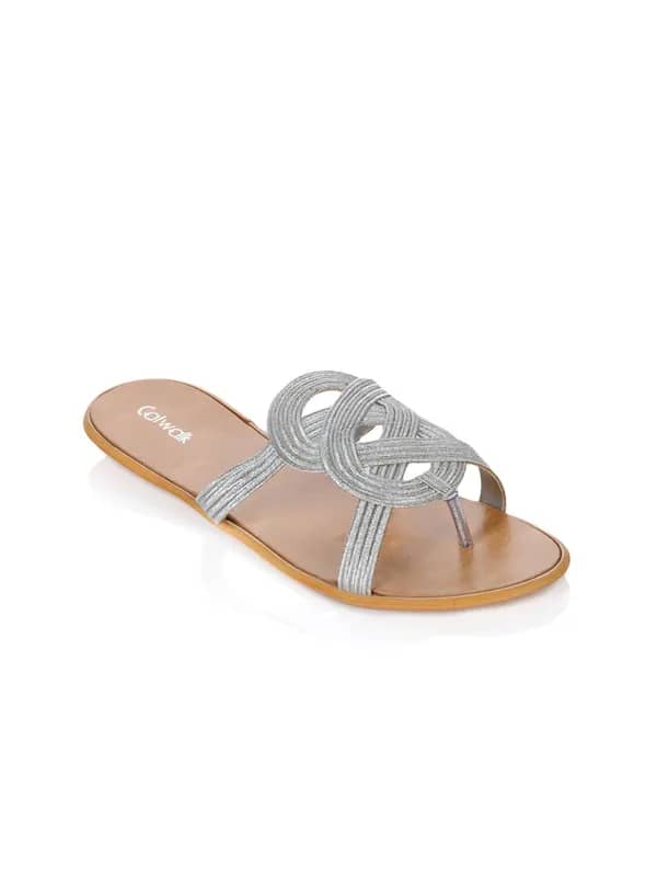 Catwalk Women Silver Flats
